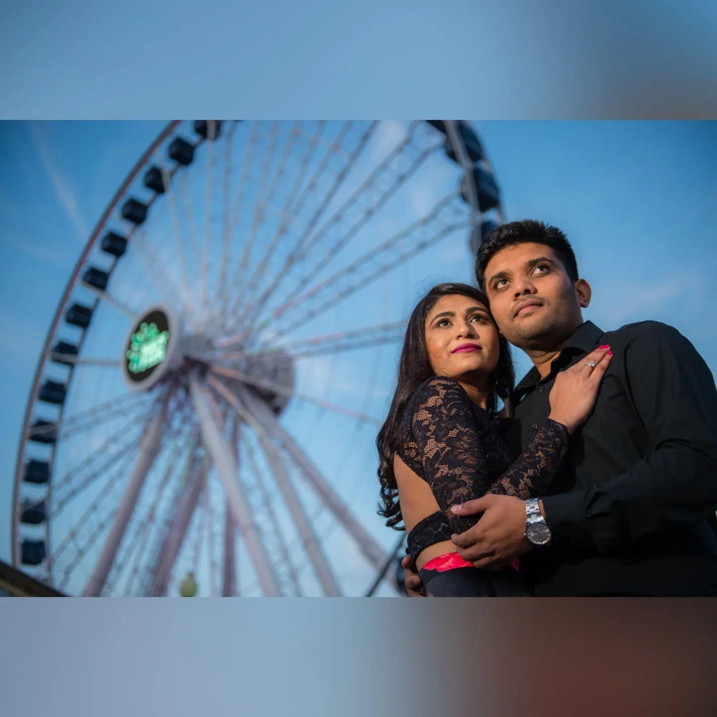 A Memorable Engagement Shoot at Navy Pier in Chicago: A Couple's Love Story